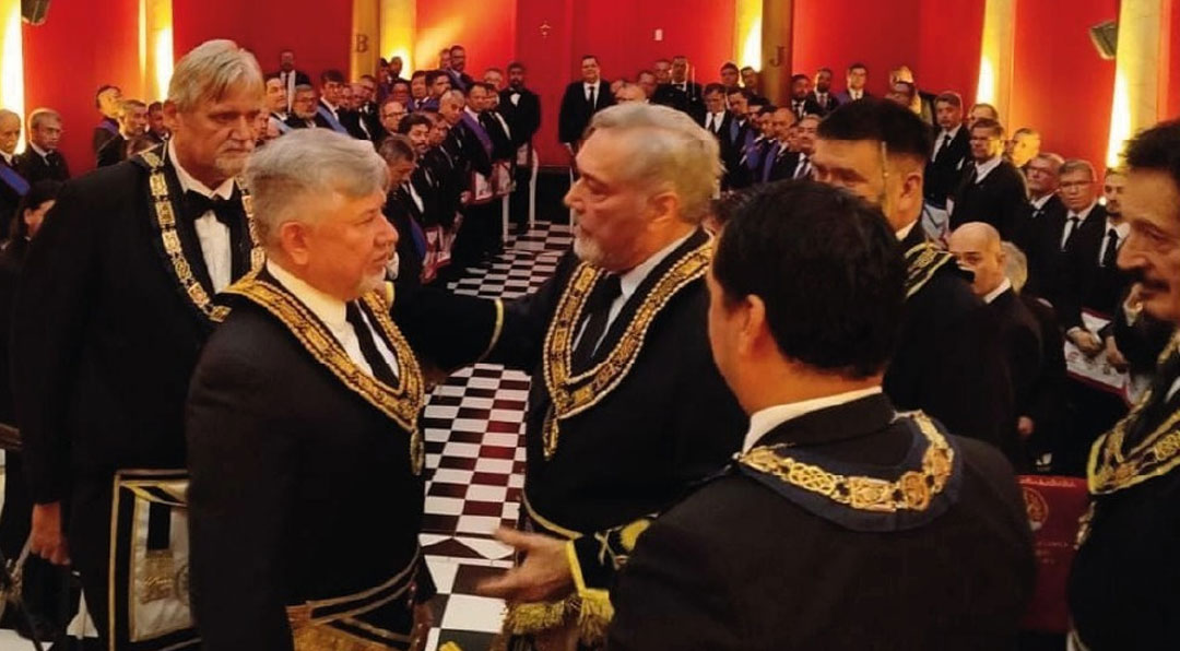 Juramento del nuevo Serenísimo Vice Gran Maestro de la G∴L∴S∴P∴